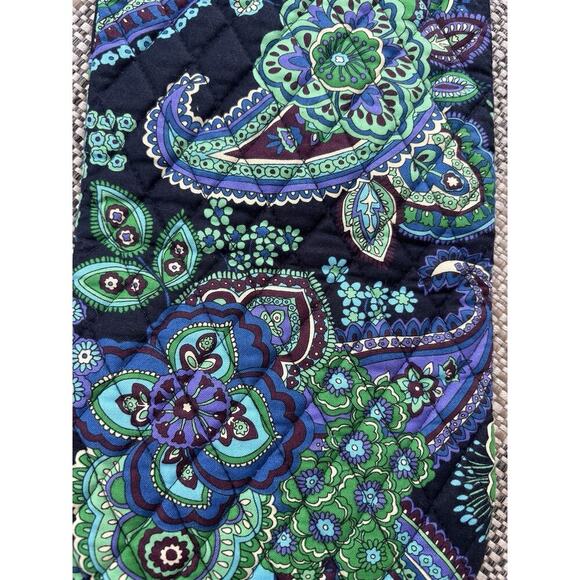 Vera Bradley Blue Rhapsody Christmas Stocking 17” With Jingle Bell Pocket - Picture 4 of 5